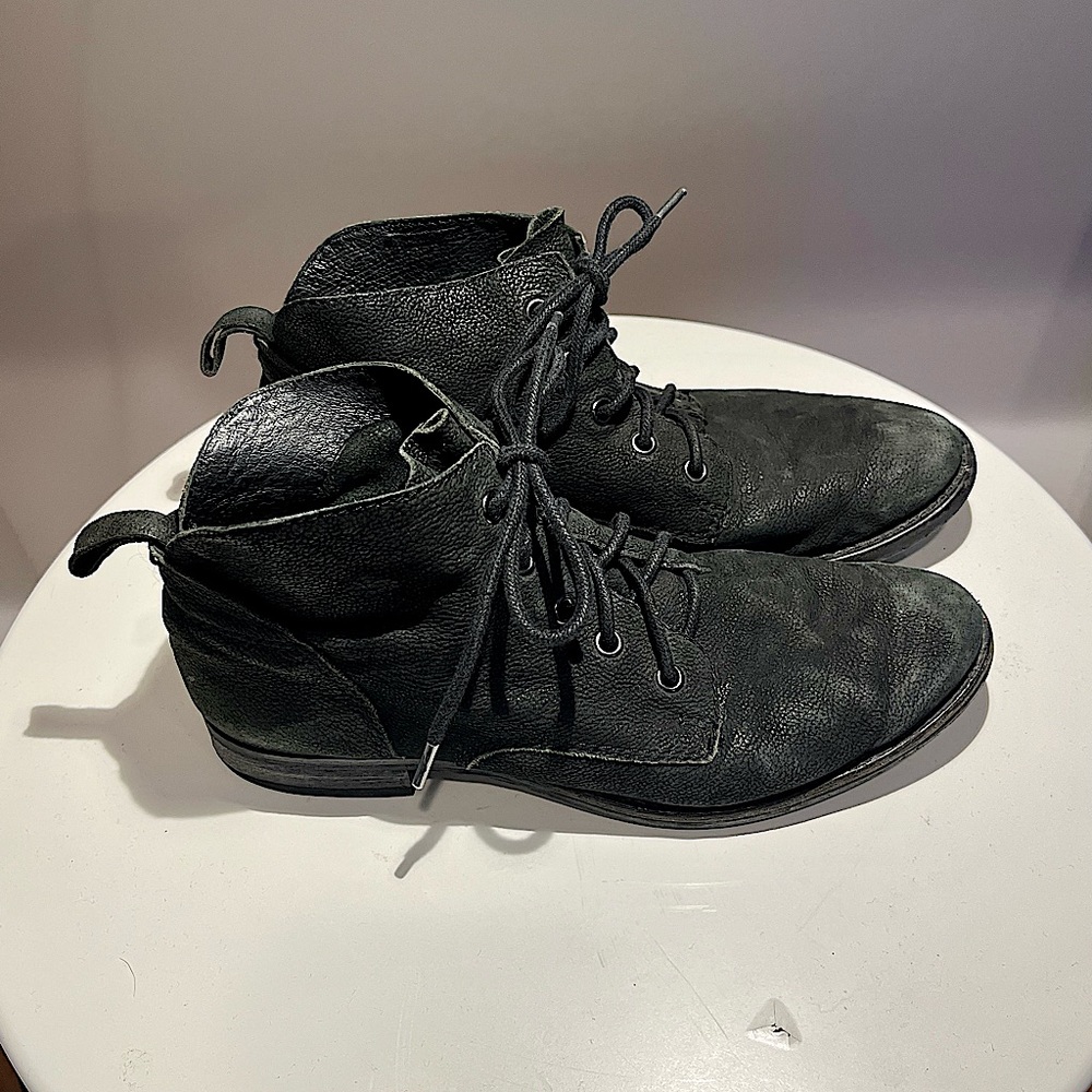Sam Edelman Mare Black Leather Booties 6M